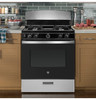 JGBS30RETSS - GE(R) 30" Free-Standing Gas Range | Kunal Kitchens