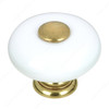 BP338130 Eclectic Ceramic and Metal Knob - 3381 | Kunal Kitchens