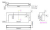 BP87396180 Modern Metal Pull - 873 | Kunal Kitchens