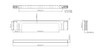 BP8160128CHBRZ Modern Metal Pull - 8160 | Kunal Kitchens