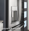 GWE23GYNFS - GE® ENERGY STAR® 23.1 Cu. Ft. Counter-Depth Fingerprint Resistant French-Door Refrigerator