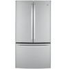 GWE23GYNFS - GE® ENERGY STAR® 23.1 Cu. Ft. Counter-Depth Fingerprint Resistant French-Door Refrigerator | Kunal Kitchens