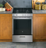 JGAS640RMSS - 3A-Ranges Gas SS-GE® 24" Steam Clean Free-Standing/Slide-in Gas Range