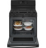 JGB735DPBB - GE® 30" Free-Standing Gas Convection Range with No Preheat Air Fry | Kunal Kitchens