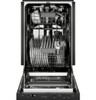 PDT145SGLBB - GE Profile ENERGY STAR® 18" ADA Compliant Stainless Steel Interior Dishwasher with Sanitize Cycle | Kunal Kitchens