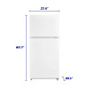 ERT14CSCW - Refrigerators White-Element 14.2 cu. ft. Top Freezer Refrigerator - White | Kunal Kitchens