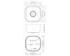 KSU13137 - 13 Undermount 18 Gauge Stainless Steel Single Bowl Kitchen Bar Sink Overall: 13 X 13 X 7 Bowl: 11 X 11