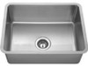KSU23189L - 23 Undermount Stainless Steel Small Radius Bowl Kitchen Sink Overall: 23 X 18 X 9 18 Gauge Tight Radius | Kunal Kitchens 