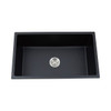 KGU321910BK - 32 Undermount Granite Composite Single Bowl Kitchen Sink Overall: 32 X 19 X10 Bowl: 30 X 17 | Kunal Kitchens 