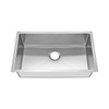 KSH30189L - 30 Fabricated Undermount Single Bowl Stainless Steel Kitchen Sink Overall: 30-3/4 X 18-3/4 Bowl: 28-3/4 X 16-3/4 Depth: 9 | Kunal Kitchens 