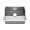 KSH22189S - 22 Handmade Undermount Single Bowl Stainless Steel Kitchen Sink Overall: 22 X 18 Bowl Size: 20 X 16 Depth: 9 | Kunal Kitchens 