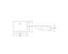 LVU1813B - 18 X 13 Oval Undermount Ceramic Bathroom Sink With Overflow Drain  Lvu1813 Overall: 20 X 15 X 7 Bowl: 18 X 13