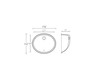 LVU1714SS - 17 X 14 Oval Undermount Stainless Steel Bathroom Sink With Overflow Drain  Lvu1714Ss Overall: 19-1/4 X 15-3/4 Depth: 7 Bowl Size: 17-1/4 X 14