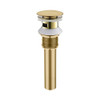 KSPOP-07 Overflow - Push Style Pop-Up Less Overflow - Satin Gold Finish | Kunal Kitchens