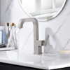 KSB1142BN - Single Handle Bathroom Sink Faucet with Pop Up Drain  KSB1142 - Brushed Nickel Finish | Kunal Kitchens