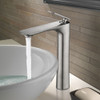 KSB1102BN - Single Handle Bathroom Sink Vessel Faucet with Pop Up Drain  KSB1102 - Brushed Nickel Finish | Kunal Kitchens