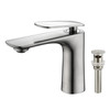 KSB1106BN - Single Handle Bathroom Sink Faucet with Pop Up Drain  KSB1106 - Brushed Nickel Finish | Kunal Kitchens