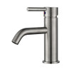KSB1109BN - Single Handle Bathroom Sink Faucet with Pop Up Drain  KSB1109 - Brushed Nickel Finish | Kunal Kitchens