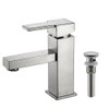 KSB1132BN - Single Handle Bathroom Sink Faucet with Pop Up Drain  KSB1132 - Brushed Nickel Finish | Kunal Kitchens
