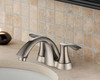 KSB4232BN - 4 Two Handles Bathroom Sink Faucet with Pop Up Drain  KSB4232 - Brushed Nickel Finish