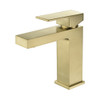 KSB1112SG - Single Handle Bathroom Sink Faucet with Pop Up Drain  KSB1112 - Satin Gold Finish | Kunal Kitchens