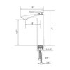 KSB1102C - Single Handle Bathroom Sink Vessel Faucet with Pop Up Drain  KSB1102 - Polished Chrome Finish | Kunal Kitchens
