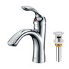 KSB1118C - Single Handle Bathroom Sink Faucet with Pop Up Drain  KSB1118 - Polished Chrome Finish | Kunal Kitchens
