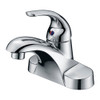 KSB4131C - 4 Single Handle Bathroom Sink Faucet with Pop Up Drain  KSB4131 - Polished Chrome Finish | Kunal Kitchens