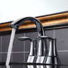 KSB4231C - 4 Two Handles Bathroom Sink Faucet with Pop Up Drain  KSB4231 - Polished Chrome Finish | Kunal Kitchens