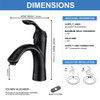 KSB1118RB - Single Handle Bathroom Sink Faucet with Pop Up Drain  KSB1118 - Oil Rubbed Bronze  Finish | Kunal Kitchens