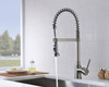 KSK1115BN - Single Handle 21" High Pull-Down Kitchen Faucet with Single HOLE - Brushed Nickel Finish