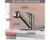 KSK1113C - Single Handle Pull-Out Kitchen Faucet -KSK1113 - Polished Chrome Finish
