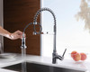 KSK1115C - Single Handle Pull-Down Kitchen Faucet  KSK1115 - Polished Chrome Finish
