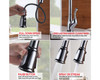 KSK1117C - Single Handle Pull-Down Kitchen Faucet  KSK1117 - Polished Chrome Finish