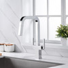 KSK1219C - Two Handles High-Arc Kitchen Faucet  KSK1219 - Polished Chrome Finish