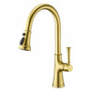 KSK1129SG - Single Handle Pull-Down Kitchen Faucet  KSK1129 - Satin Gold Finish