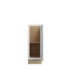 Bedford Ready to Assemble 12 in. W x 34.5 in. H x 24 in. D Plywood Base Cabinet Full Height Door(s) in Painted White | Kunal Kitchens