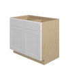 Bedford Ready to Assemble 39 in. W x 34.5 in. H x 24 in. D Plywood Base Cabinet in Painted White | Kunal Kitchens