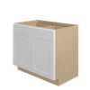 Bedford Ready to Assemble 39 in. W x 34.5 in. H x 24 in. D Plywood Base Cabinet in Painted White | Kunal Kitchens