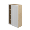 Bedford Ready to Assemble 27 in. W x 42 in. H x 12 in. D Plywood Blind Wall Corner Cabinet in Painted White | Kunal Kitchens
