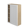 Bedford Ready to Assemble 30 in. W x 42 in. H x 12 in. D Plywood Blind Wall Corner Cabinet in Painted White | Kunal Kitchens