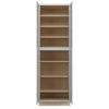Bedford Ready to Assemble 30 in. W x 96 in. H x 24 in. D Plywood Tall Cabinet in Painted White | Kunal Kitchens