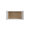 Bedford Ready to Assemble 30 in. W x 18 in. H x 12 in. D Plywood Wall Cabinet in Painted White | Kunal Kitchens
