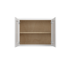 Bedford Ready to Assemble 30 in. W x 24 in. H x 12 in. D Plywood Wall Cabinet in Painted White | Kunal Kitchens