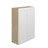 Bedford Ready to Assemble 30 in. W x 42 in. H x 12 in. D Plywood Wall Cabinet in Painted White | Kunal Kitchens