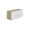 Bedford Ready to Assemble 33 in. W x 15 in. H x 12 in. D Plywood Wall Cabinet in Painted White | Kunal Kitchens