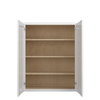 Bedford Ready to Assemble 33 in. W x 42 in. H x 12 in. D Plywood Wall Cabinet in Painted White | Kunal Kitchens