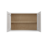Bedford Ready to Assemble 36 in. W x 24 in. H x 12 in. D Plywood Wall Cabinet in Painted White | Kunal Kitchens