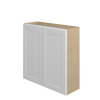 Bedford Ready to Assemble 36 in. W x 36 in. H x 12 in. D Plywood Wall Cabinet in Painted White | Kunal Kitchens