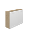 Bedford Ready to Assemble 39 in. W x 30 in. H x 12 in. D Plywood Wall Cabinet in Painted White | Kunal Kitchens